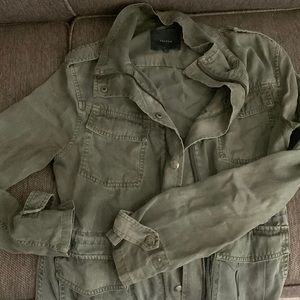 Green jacket in perfect condition. Just have too many of them. Size small.